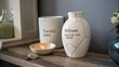 © Hafizul - Broken Ceramic Vase with Peaceful Space Candle and Light