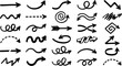 © SanaMuhyUdDin - Hand drawn arrow set, 30 black doodle arrows in vector format, sketchy pointer icons for business presentations and creative design projects