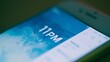 © jjbqdesignstudio - Phone Display with Soft Blue Night Glow