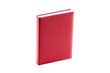 © ASDF - Solid red notebook stands upright