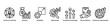 © Arjuna - Service Growth web banner icon vector illustration with Customer Centricity, Revenue, Scalability, Optimization, Competitive Advantage, Service Delivery and Continuous Improvement