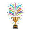 © mas - Golden Trophy Cup Award Symbol.