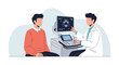 © Aslan - Doctor Explaining Ultrasound Scan to Patient - Medical Consultation