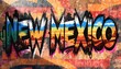 © Ariful - New Mexico Graffiti Art Typography Banner