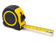 © Andres Mejia - tape measure tool isolated on white background