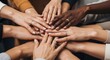 © Ahmed - World humanitarian day diverse hands united in support and solidarity