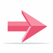 © fauzin - 3D Pink Arrow Icon