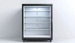 © Zaenal - Empty Commercial Display Refrigerator with Glass Door and Shelves.