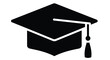 © Saidul_Studio1984 - graduation cap silhouette on white background high quality professional detailed modern