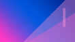 © Eldorado.S.Vector - Neon geometric abstract backdrop with bold blue and magenta-violet gradients, translucent vertical bars, and diagonal polygons, ideal for tech banners.