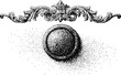 © Artem - Ornate round medallion set beneath decorative flourish header