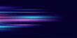 © LumenCraft - Abstract streaks of vibrant purple and cyan light blur across a dark background, creating a dynamic and futuristic visual effect that evokes speed and energy.