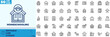 © Madani Pro - Homeschooling Line Editable Icons set