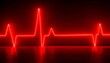 © Shozi - Glowing red heart with ECG line, symbolizing love and vitality.