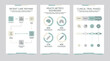 © Heri - Infographic template for patient care pathway, health metrics dashboard, and clinical trial phases with icons and data visualization elements