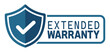 © ochikosan - 延長保証アイコン チェック付きシールドのシンプル保証バッジ　Extended Warranty Icon Shield Check Simple Protection Badge