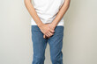 © Pormezz - men feeling itching and scratching his crotch