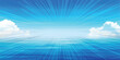 © J BOY - Bright summer sky and blue ocean background with comic speed lines