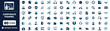 © PrimeVisuals - Corporate training icons set, business education and professional development vector illustration