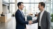 © Prabal - Professional Men Handshake Business Agreement
