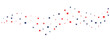© Solayman - Star background. American 4th of July banner. red and blue stars falling wave. Memorial day. star confetti bg. Independence day banner. Holiday design. Vector illustration and transparent PNG.