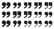 © Tamanna - Editorial quotation marks vector icons collection for citation and dialogue text formatting.