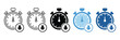 © Raxzen - Downtime Icon Element for Design Featuring System Maintenance, Service Interruption and Technical Support Symbol for Digital Projects
