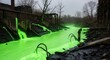 © stockphoto02 - Toxic Green Chemical Leak in Abandoned Industrial Site
