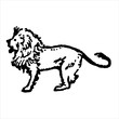 © Agus - Illustration of a majestic lion with illustration majestic wildlife predator strength heraldry