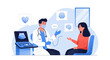 © Rusni - Medical Consultation Demonstrating Patient Interaction, Diagnostic Procedures, And Healthcare