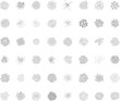 © Hasan - flowering architectural plants, set of trees, floor plan, landscape, vegetation, shrubs, symbol, architectural plan, top view, elevation, blueprint, editable stroke, vector