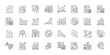 © Bezvershenko - Profit and Loss icons in line design. profit and loss, finance, revenue, expense, chart, analytics, business on white background vector. Profit and Loss editable stroke icon