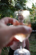 © Luciano Spinelli/Stocksy - toast with glass of wine in pov point of view