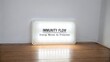 © Amri - Illuminated Sign for Immunity Flow Concept Promoting Wellness and Protection Through Energy Movement in a Calm Environment on Wooden Floor