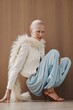 © Serge Filimonov/Stocksy - Studio fashion portrait woman