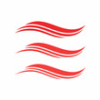 © masrurihidayati6557 - Abstract Red Waves on White Background