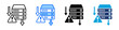 © Adityaayoga - Server Down Icon Set Multi Style Vector Illustration