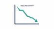 © kol - Simple chart showing a downward trend