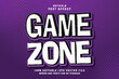 © IkoIko - Editable Game Zone Text Effect on Purple Background