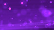 © stock - image abstract purple background with soft lighting effects and glowing, circular bokeh particles.