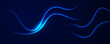 © kanpisut - Abstract technology background with glowing neon wave lines.