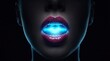 © abc123man - Illuminated expression of emotion virtual space abstract art dark environment close-up view
