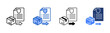 © Jefri - Export Control  Icon with Style Variations