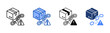 © Jefri - Supply Disrupt  Icon with Style Variations