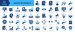 © nuricon - Smart Business icon set. Strategy, analytics, data analysis, teamwork, customer experience, productivity, planning, business development, technology, customer loyalty and more. Solid vector icons
