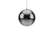 © Maria - Silver disco ball with reflective square mirrors hanging from a thin wire