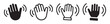 © rafli - Waving Hands Icons, Abstract Greeting Symbols