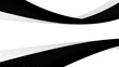 © 小飞 唐 - Abstract black and white wavy lines on white background