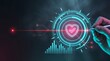 © PureVisualsFrame - Technician drawing holographic security shield with check mark for digital safety and protection
