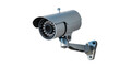 © Andrei - Isolated modern CCTV security camera for surveillance and property protection technology